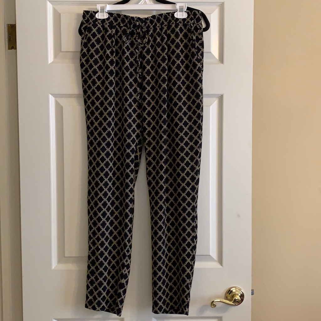 Pull On Patterned Pants